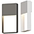 Contemporary Outdoor LED Wall Sconce 3D model small image 1