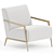 Modern Enzo Lounge Chair 3D model small image 2