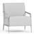 Modern Enzo Lounge Chair 3D model small image 3