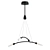 Kylo LED Chandelier Modern Matte Black 3D model small image 1