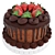 Decadent Chocolate Cake 3D Model 3D model small image 4