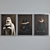 Star Wars Villains Portrait Frame Set 3D model small image 4