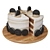 Delicious Oreo Cake 3D Model 3D model small image 1