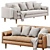 Poly&Bark Napa Sofa 88 3D model small image 1