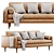 Poly&Bark Napa Sofa 88 3D model small image 3