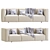 Elegant Modern Sofa Match Design 3D model small image 1