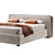 Modern Italian Giorgetti Bed Frame 3D model small image 3