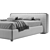 Modern Italian Giorgetti Bed Frame 3D model small image 5