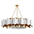 Elegance Radiates Banks Chandelier White 3D model small image 1