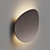 Modern LED Wall Sconce: Malibu Discs 3D model small image 3