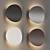 Modern LED Wall Sconce: Malibu Discs 3D model small image 4