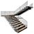 Contemporary Staircase Model 6 3D model small image 2