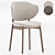 Sleek Calligaris HOLLY Chair 3D model small image 1