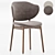 Sleek Calligaris HOLLY Chair 3D model small image 2