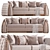 2015 Marinez Metal Sofa Set 3D model small image 1