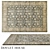 Silk Textured Carpet from India 3D model small image 1