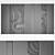 Metal Wave Decor Panel 3D model small image 6