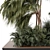 Outdoor Garden Set Bush Tree 3D model small image 3