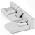 Versatile Paola Lenti Modular Sofa 3D model small image 3