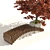 3D Model Bench Kousa Tree 3D model small image 2