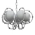 Majestic King Venus Chandelier 3D model small image 2