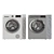 Bosch Washer Dryer Combo White 3D model small image 5