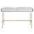 White Lacquer Gemini Desk West Elm 3D model small image 2