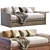 Modern Style Sofa Bed 2013 3D model small image 4