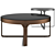 Elegant Eichholtz Cloo Coffee Tables 3D model small image 1