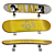 Slick 2016 Skateboard Model 3D model small image 1