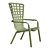 Outdoor Plastic Armchair Folio 3D model small image 1