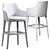 Modern Design Sabien Bar Stool 3D model small image 6