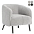 Stylish Amalfi Armchair for Sale 3D model small image 2