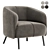 Stylish Amalfi Armchair for Sale 3D model small image 4