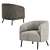 Stylish Amalfi Armchair for Sale 3D model small image 6