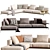 Elegant Brera Sofa Poliform 2013 3D model small image 3