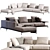 Elegant Brera Sofa Poliform 2013 3D model small image 4