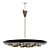 Sleek Black Saucer Pendant 3D model small image 1