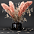 Pampas & Eucalyptus Bouquet 3D model small image 1