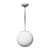 White Pendant Hanging Globe Light 3D model small image 2