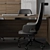 Executive Boss Office Desk Set 3D model small image 3