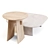 Natuzzi Adam Coffee Side Table 3D model small image 2