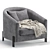 Modern Armchair SAN JOSE Revamp 3D model small image 6