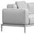 Elegant Romeo Compact 264F3 Sofa 3D model small image 4