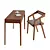 Romatti Full Chair and Console 3D model small image 2