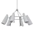  Elegance Personified: AERIN Tresa Chandelier 3D model small image 2