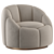 Modern Swivel Chair "Inger 3D model small image 2