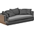 Luxury Maxalto Divan Aurae Sofa 3D model small image 4