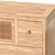 Rustic Wood Rattan Inlay Chest 3D model small image 10