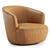 Sleek Ishino Armchair by Walter Knoll 3D model small image 2